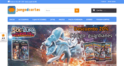 Desktop Screenshot of juegodcartas.com